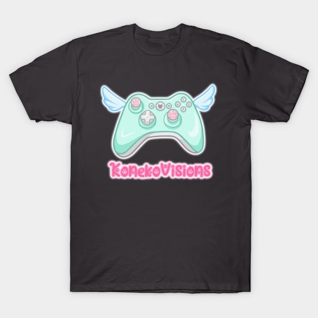 Mint Game Controller T-Shirt by KonekoVisions